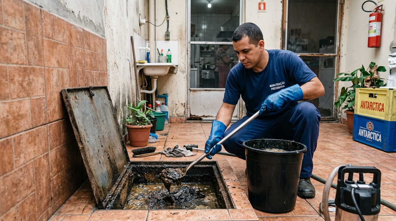 Limpeza de Caixa de Gordura perto de mim em Aracaju‑SE